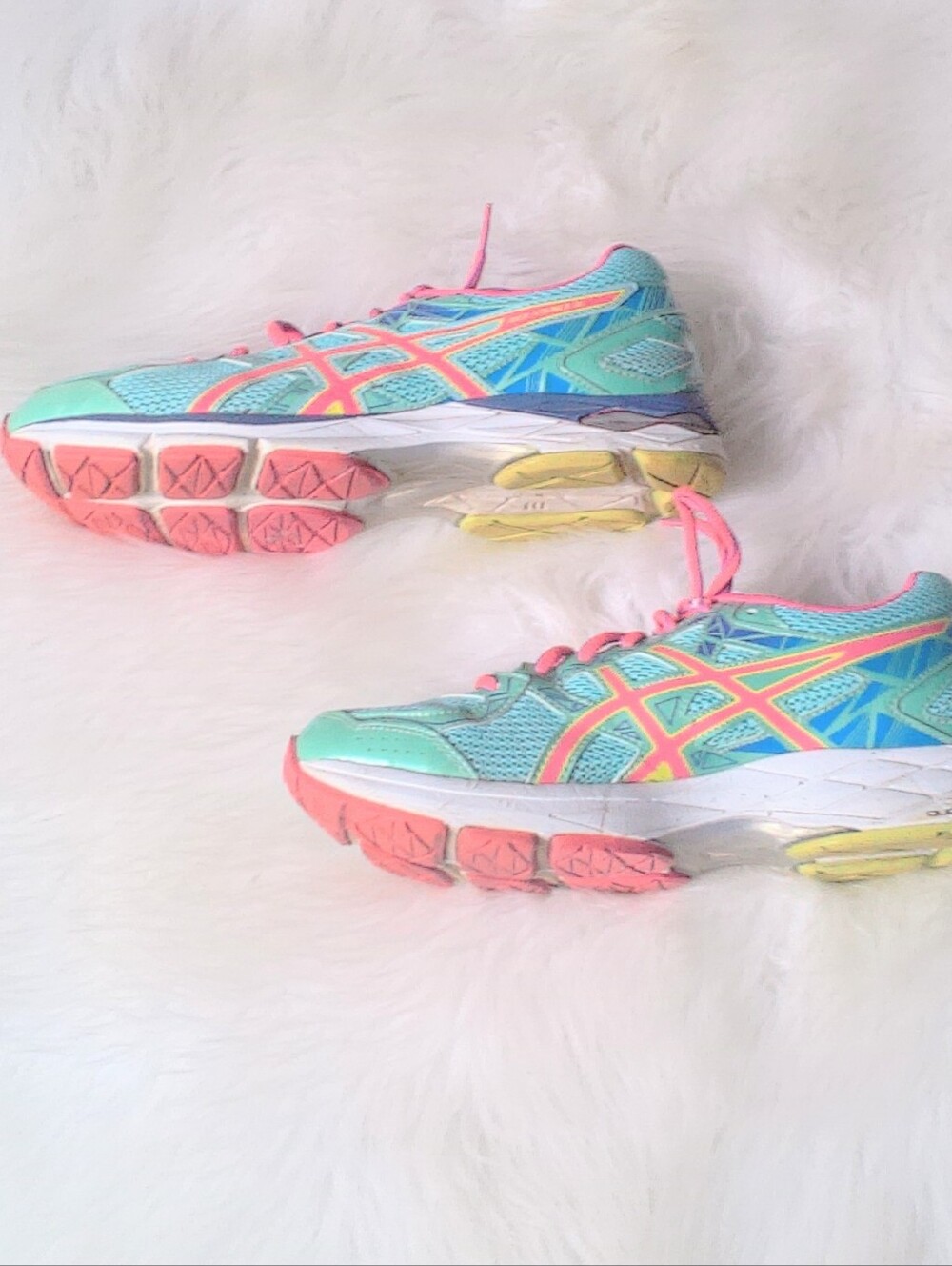 ASICS Pink Running Shoes Size 9 - Picture 2 of 7